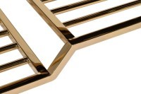 Банкетка велюр серо-бежевый, золото 120*40*47см (TT-00014000)