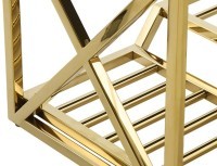 Банкетка велюр серо-бежевый, золото 120*40*47см (TT-00014000)