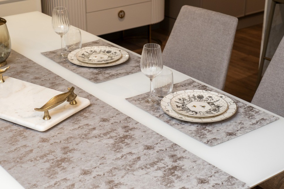 Набор для сервировки стола Mirage Mica Дорожка 50*180 (1шт),салфетки 33*45 (2шт) (TT-00016066)