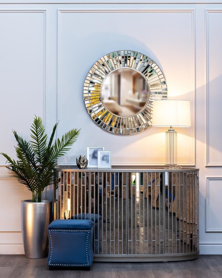 Комод зеркальный двухдверный 152*51*92см (TT-00002013)