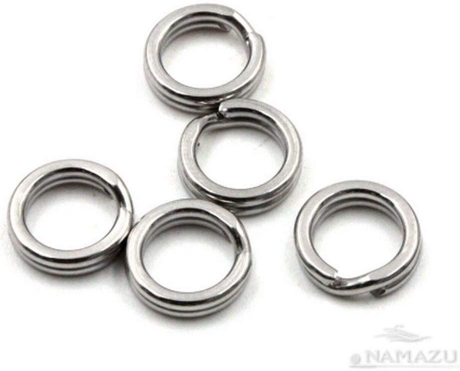 Заводное кольцо Namazu, цв. Cr, р. 6 ( d=6,3 mm), до 12 кг 10 шт N-FT-RA6 (71160)