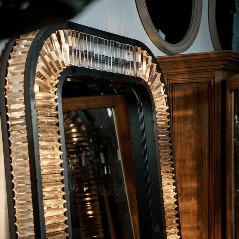 Зеркало Рекс T-REX-LF-0002-E, металл, стекло, mixed, RESTORATION HARDWARE