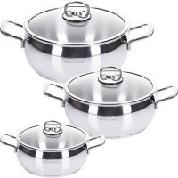 Набор посуды 6пр 1,6+2,2+2,4л ТУРЦИЯ МВ (80271)