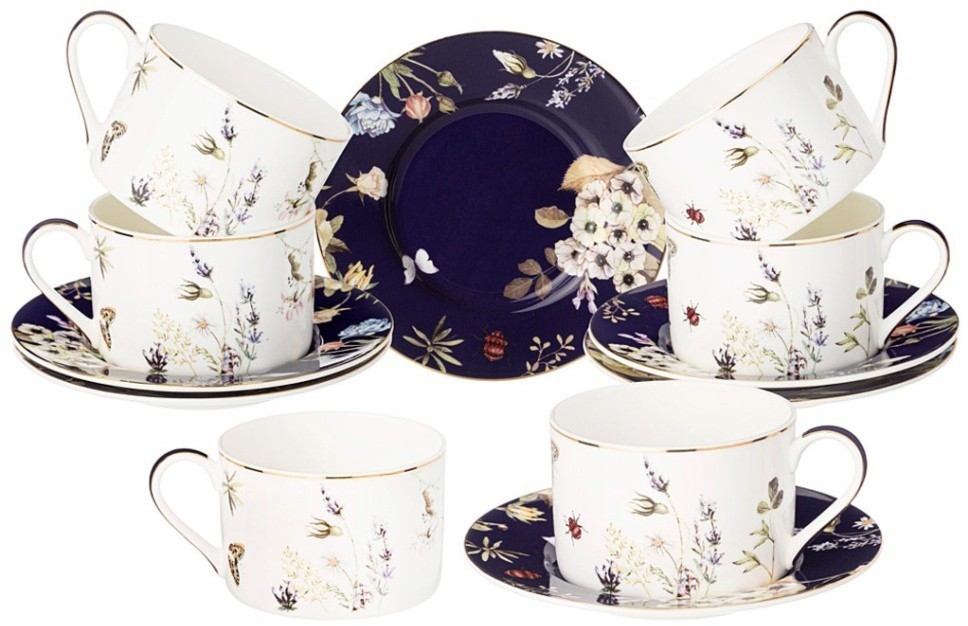 Чайный набор lefard "belle" на 6 пер. 12 пр. 190 мл (86-2553)