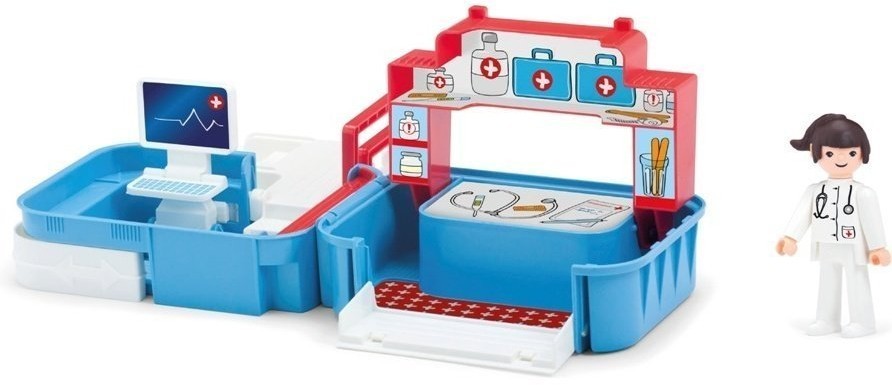 Игровой набор больница с фигуркой медсестрой в чемоданчике (32214EF-CH)