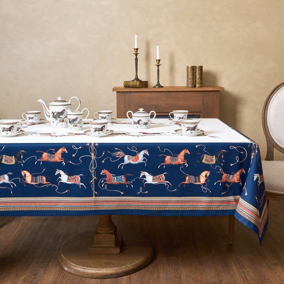 Скатерть "passage" 140х300см ,белый,100% хлопок с пропиткой,твил Lefard (850-759-22)