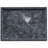 Поднос marm, 28х20 см, черный мрамор (75926)