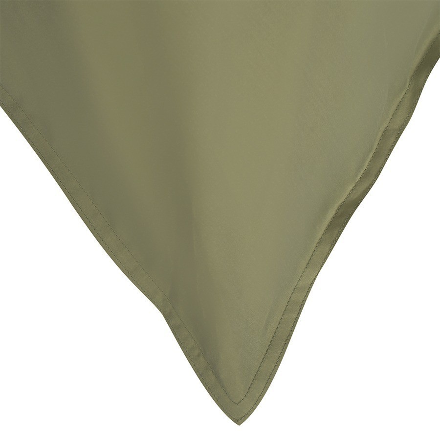 Набор из двух наволочек из сатина цвета шалфея с брашинг-эффектом из коллекции essential, 50х70 см (76094)