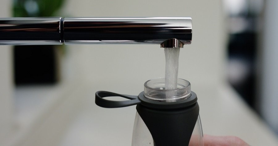 Экобутылка с фильтром black+blum, eau good duo, 700 мл, черная (62883)