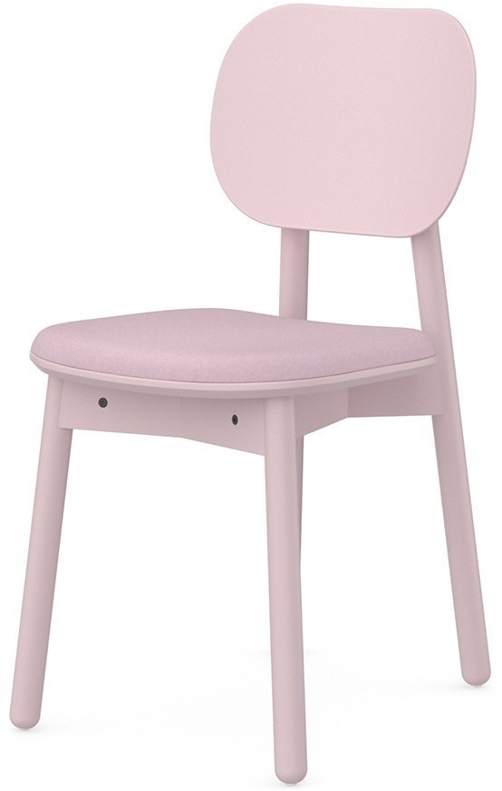 Стул saga, рогожка, розовый (76405)