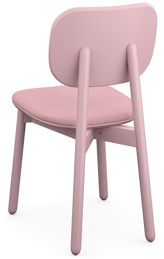 Стул saga, рогожка, розовый (76405)