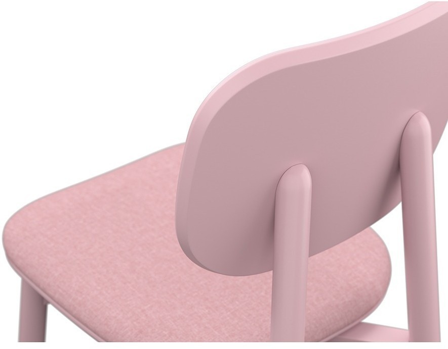 Стул saga, рогожка, розовый (76405)