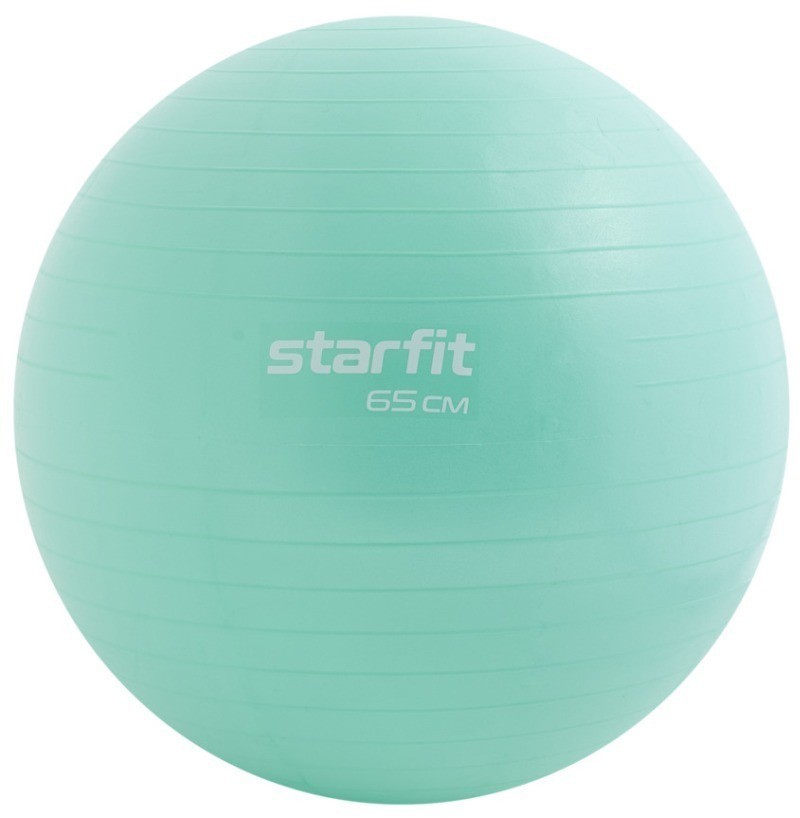 Фитбол Starfit GB-108 антивзрыв, 1000 гр, мятный, 65 см (1747206)