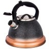 Чайник agness со свистком, серия mercury, 3л c индукцион. капсульным дном (907-074)