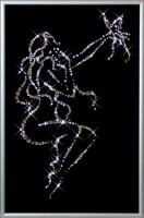Картина Очарование с кристаллами Swarovski (1237)