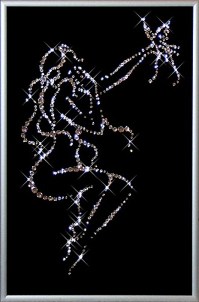 Картина Очарование с кристаллами Swarovski (1237)