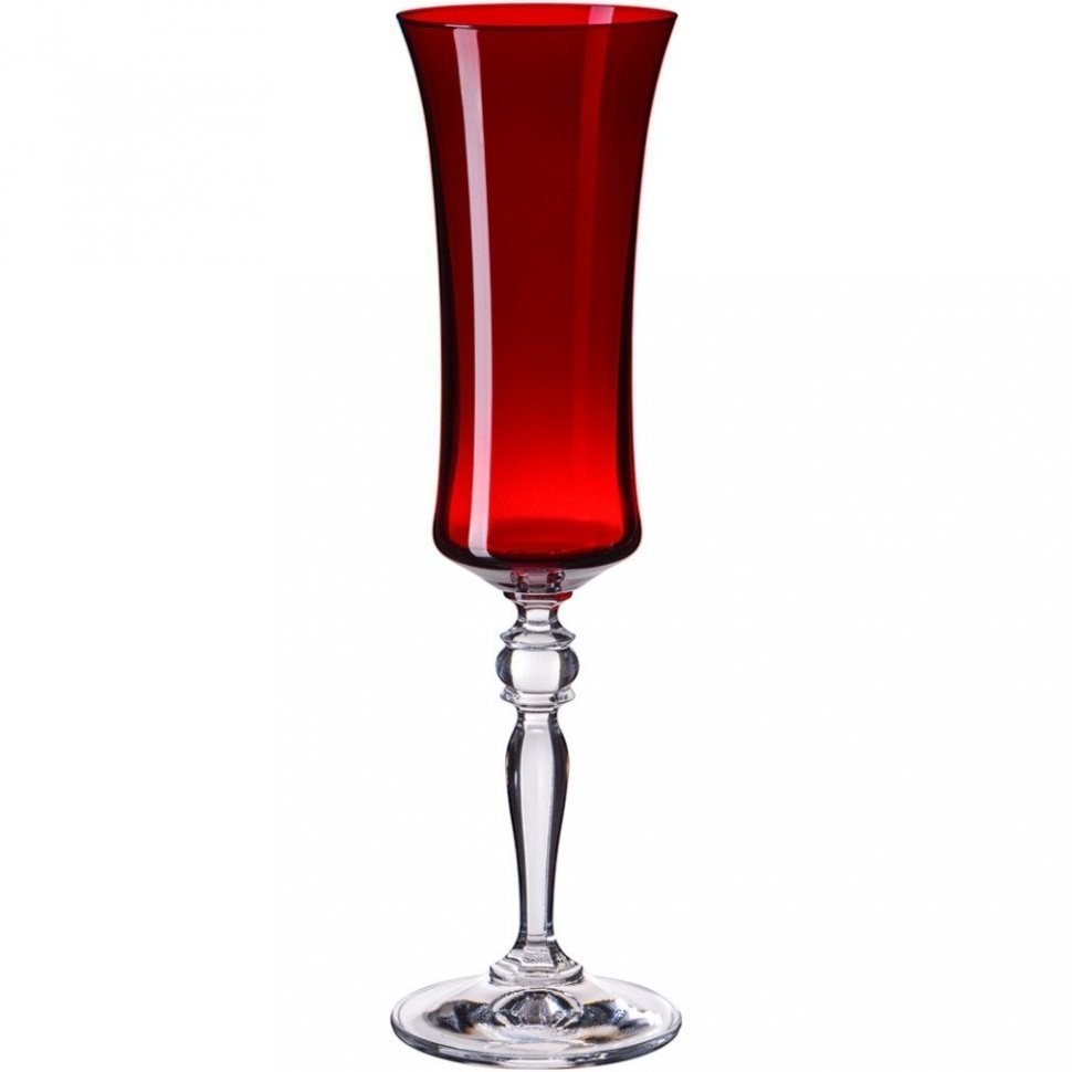 Набор бокалов для шампанского из 6 штук "extravagance" 190мл Bohemia Crystal (674-801)