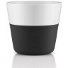 Набор чашек для лунго, 230 мл, черный, 2 шт. (51051)