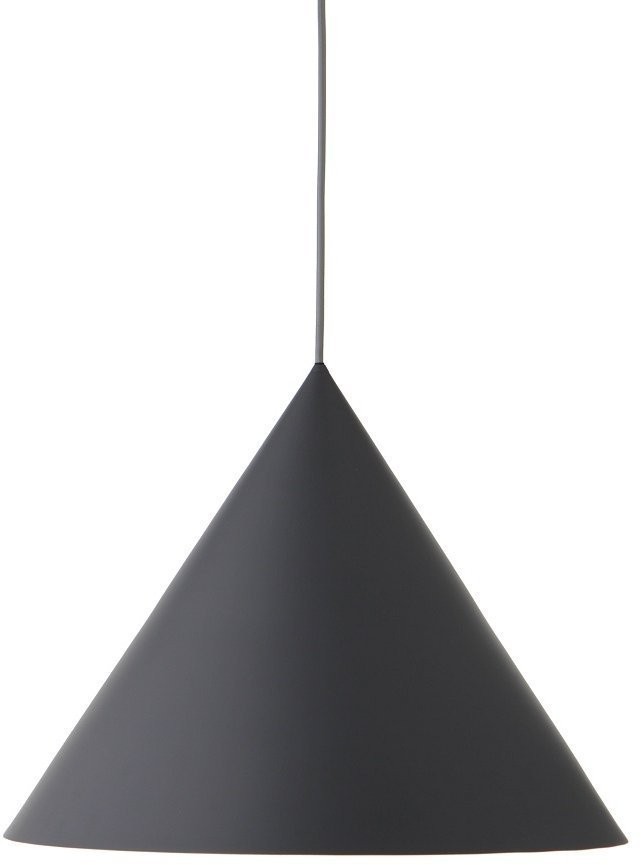 Лампа подвесная benjamin xl, 35хD46 см, серая матовая, серый шнур (67966)