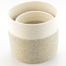 Кашпо nygard, D25х24 см, кремовое/светло-бежевое (74834)
