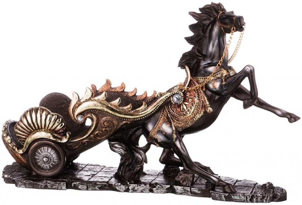 Подставка под бутылку "лошадь" 49*12*30 см. серия "махараджи" Lefard (146-743)