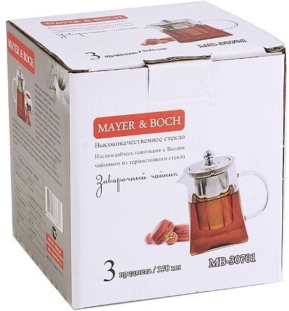 Чайник заварочный 350мл стекло Mayer&Boch (30701)