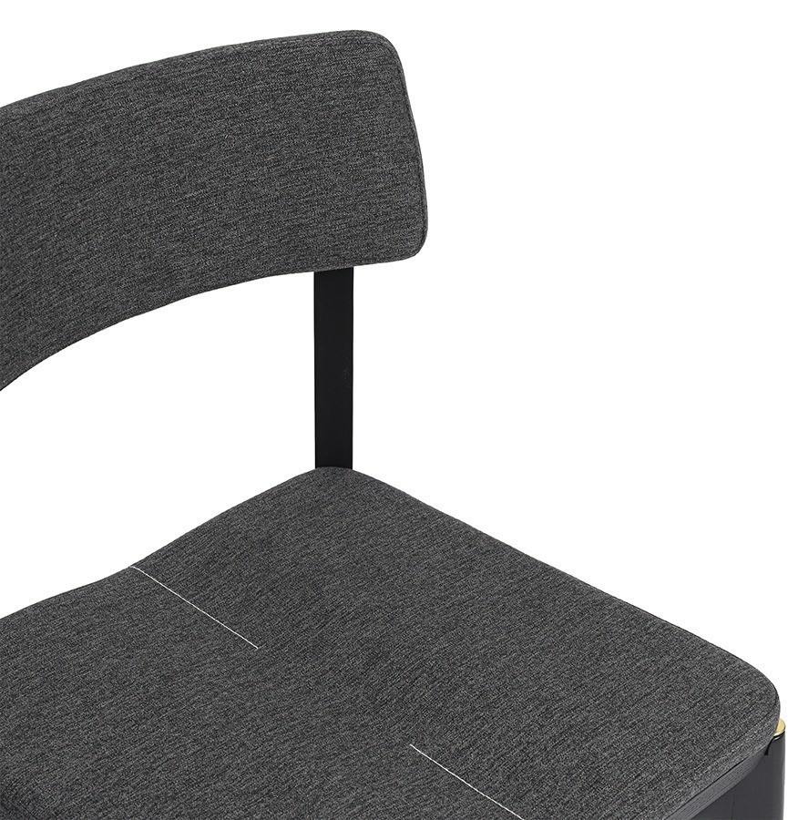 Стул aska, рогожка, черный/мокрый асфальт (77798)