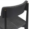 Стул aska, рогожка, черный/мокрый асфальт (77798)