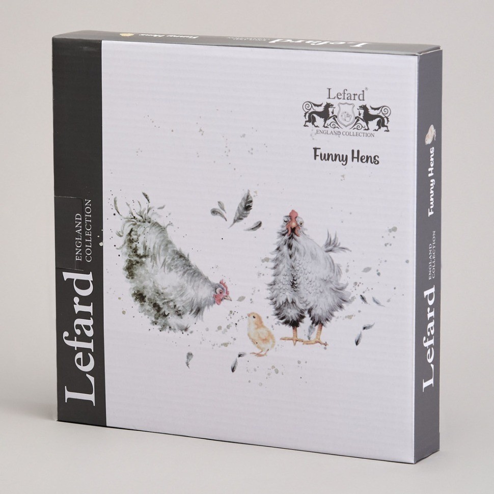 Блюдо на 6 яиц lefard "funny hens" в форме курочки 24,3*22*3 см (358-2293)