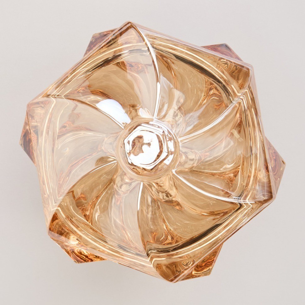 Блюдо с крышкой на ножке "bohema" amber диаметр=17 см высота=15,5 см Lefard (195-227)