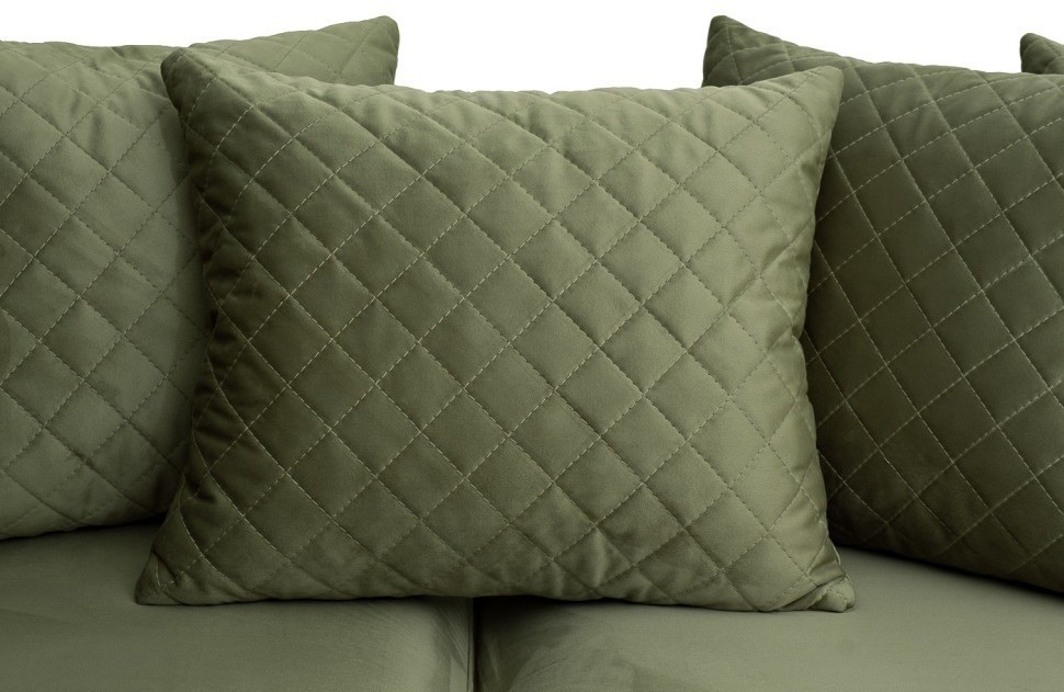 Диван Sorrento 220 трехмест., велюр оливковый Colt1002-OLIV 220*101*88см (TT-00014974)