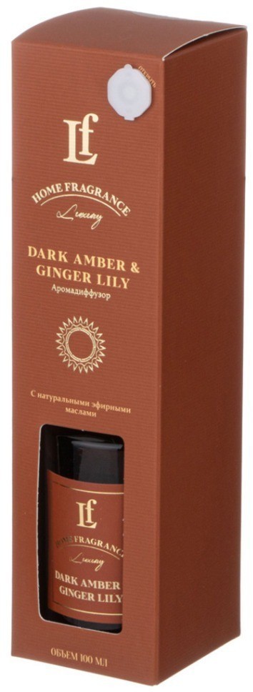 Диффузор ароматический "dark amber & ginger lily" 100 мл Lefard (625-113)