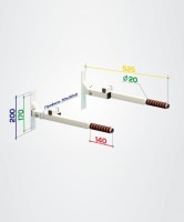 Брусья настенные Pulse, складные (979657)