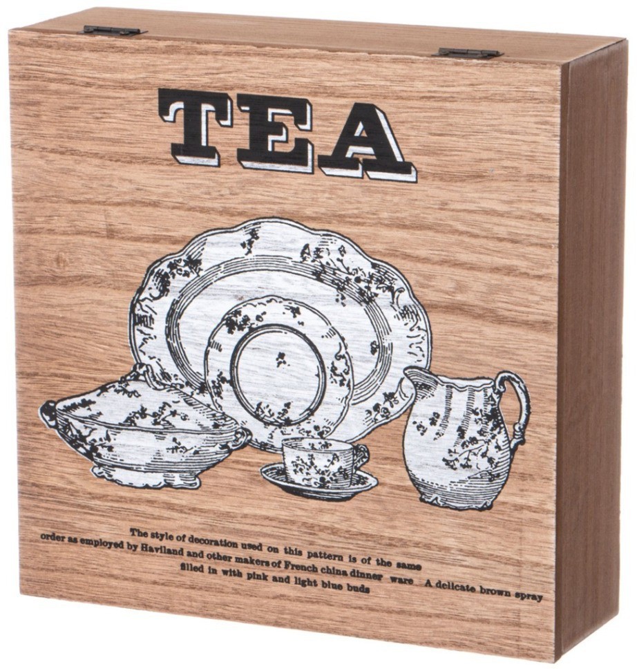 Шкатулка для чайных пакетиков 24*24*8 см Lefard (129-519)