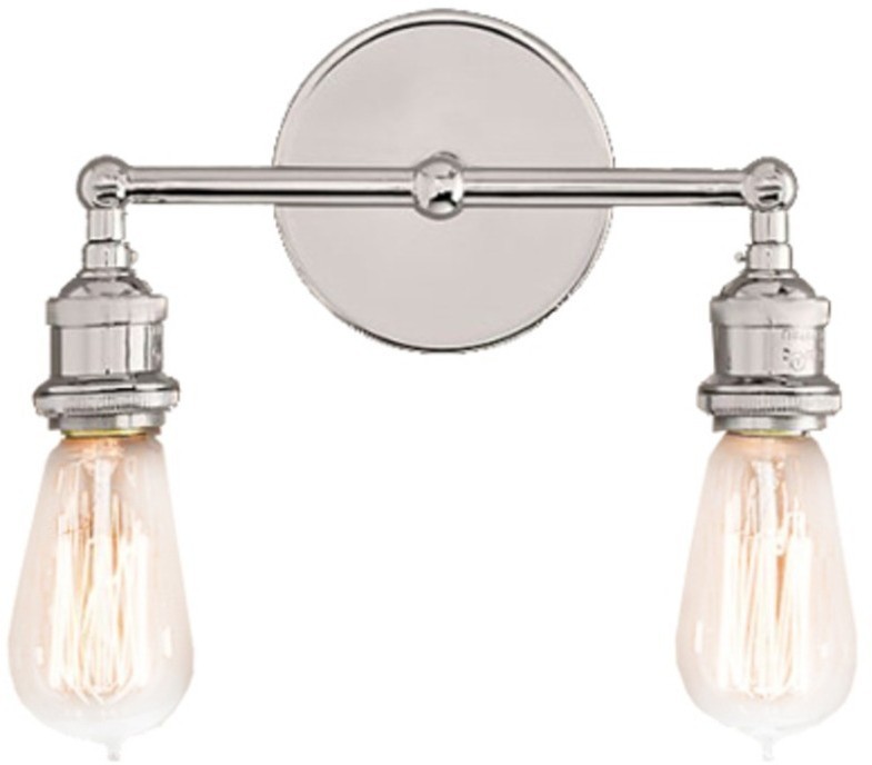 Бра Джесси Дабл DTL9109, металл, chrom finish, RESTORATION HARDWARE