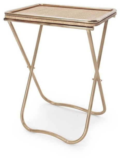 Стол приставной F107, сталь, brass, ROOMERS FURNITURE