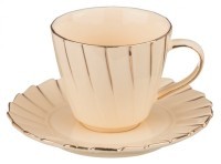 Кофейный набор &quot;плиссе&quot; на 6 персон 12 пр.120 мл. Lefard (84-948)