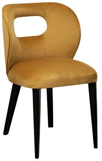 Стул Unico горчичный велюр Colt022-Orang 50*47*81см (TT-00013725)