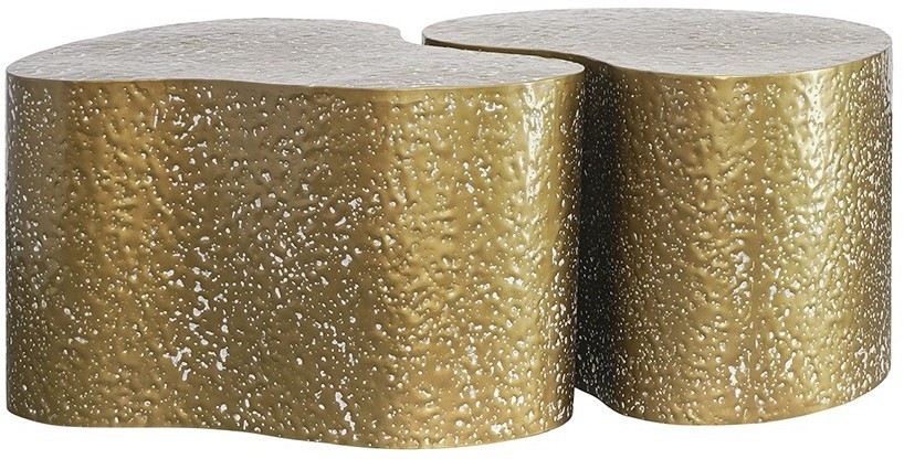 Набор из 2-х столиков grannis, золотистые (76886)