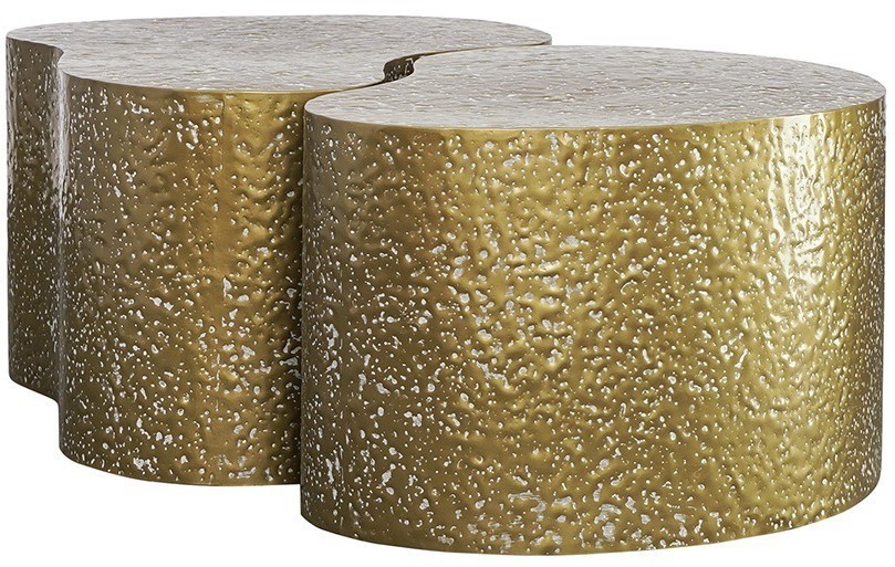 Набор из 2-х столиков grannis, золотистые (76886)