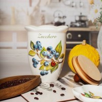 Ёмкость для сахара с крышкой Frutti di Bosco 19 см 7370/2-FBO