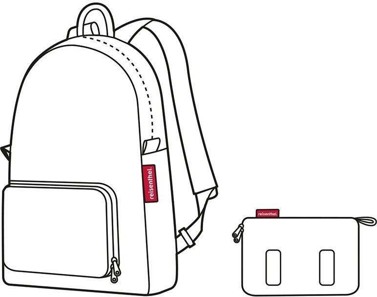 Рюкзак складной mini maxi glencheck red (63979)