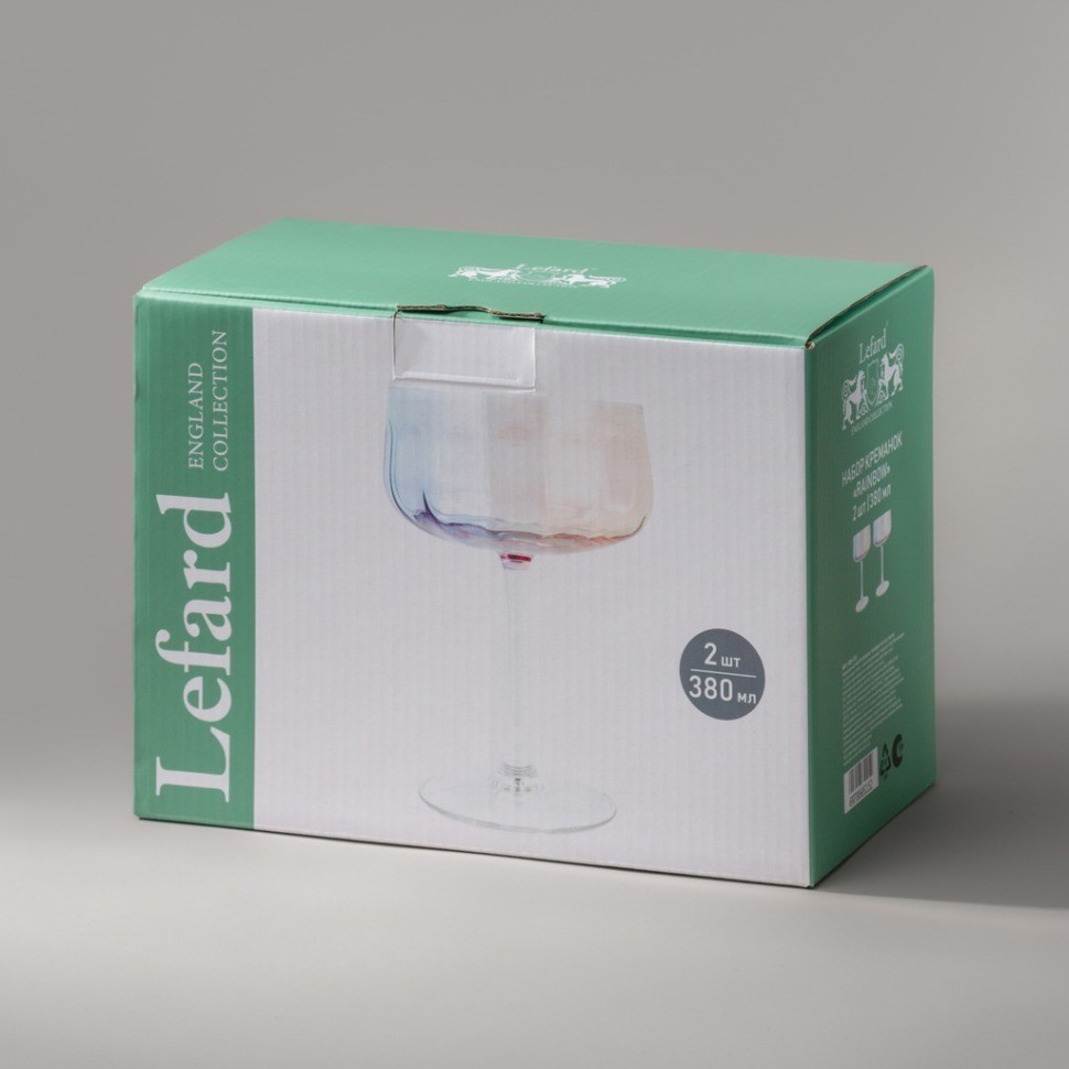 Набор креманок "rainbow" из 2 шт. 380 мл Lefard (685-115)