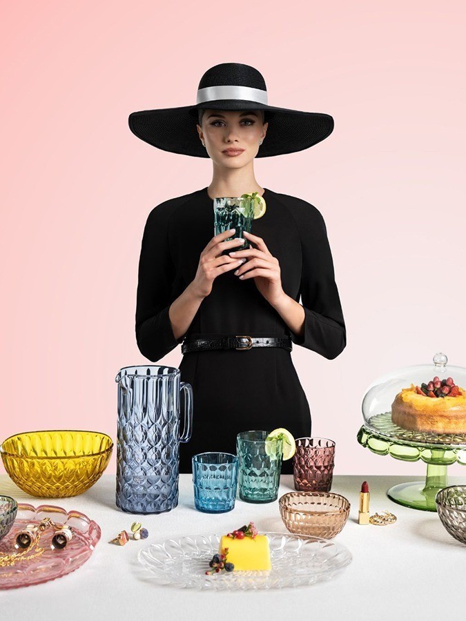 Чаша vanity, D25 см, голубая (79132)