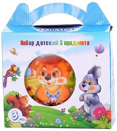 Детский набор посуды Мишка LORAINE (29937)