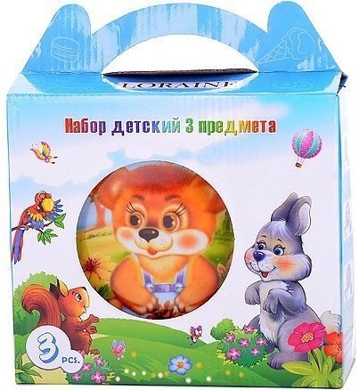 Детский набор посуды Мишка LORAINE (29937)