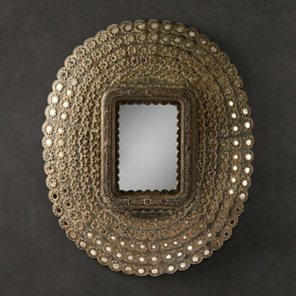 Зеркало Пикок A031, Искусственный композит, Brown, ROOMERS ANTIQUE