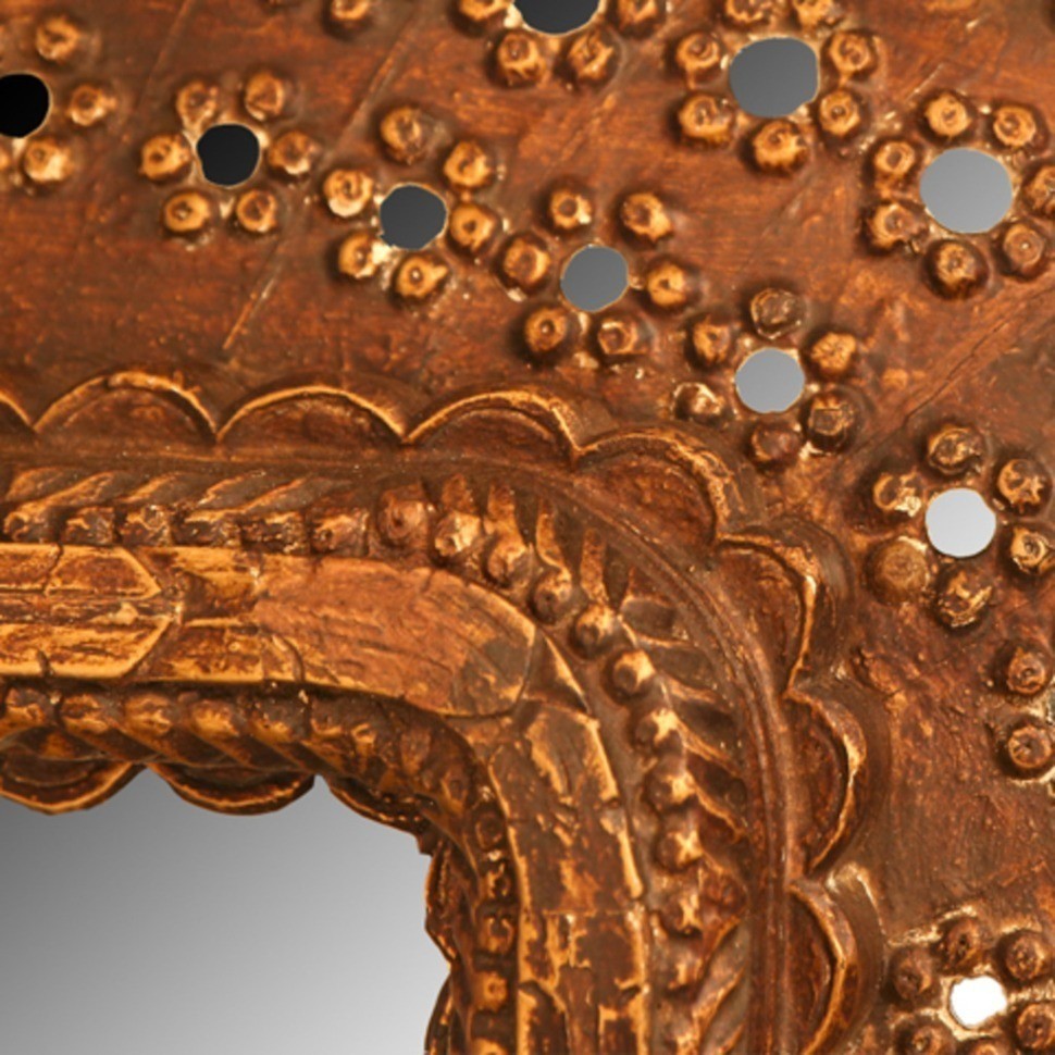 Зеркало Пикок A031, Искусственный композит, Brown, ROOMERS ANTIQUE