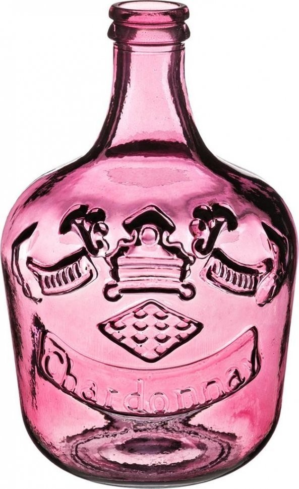 Бутыль декоративная 4 л.высота=31 см.диаметр=20 см.розовая SAN MIGUEL (600-690)