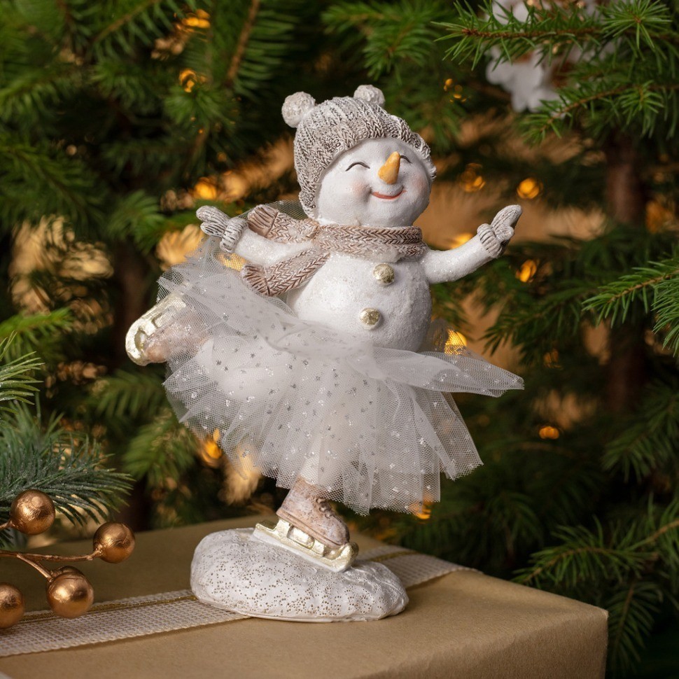 Статуэтка "снеговик" 14х7х17,5 см Lefard (162-1289)